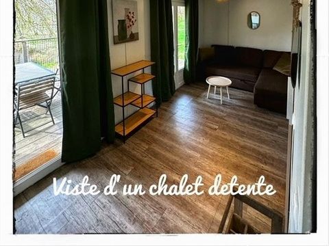 CHALET 4 personnes - Détente 2Ch. 4 / 6 pers (2 personnes supplémentaires possible contacter le camping)