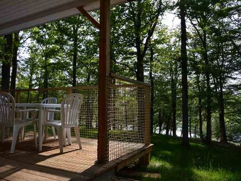 CHALET 4 personnes - Détente 2Ch. 4 / 6 pers (2 personnes supplémentaires possible contacter le camping)