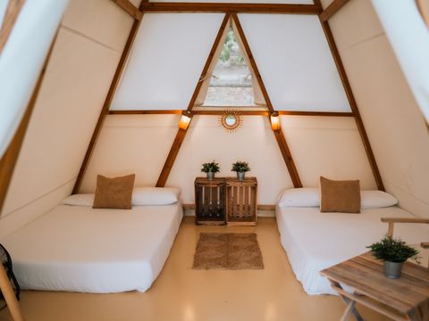 TENTE TOILE ET BOIS 4 personnes - OASIS TENT