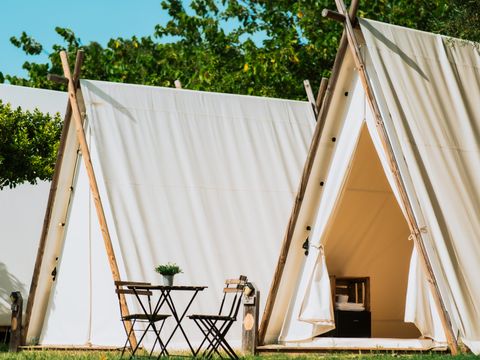 Tente en toile et en bois 2 personnes - KALA TENT