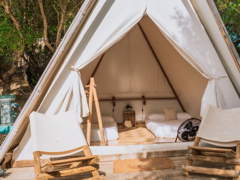 Tente en toile et en bois 4 personnes - SIROA TENT