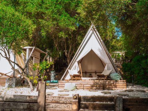 Tente en toile et en bois 4 personnes - SIROA TENT