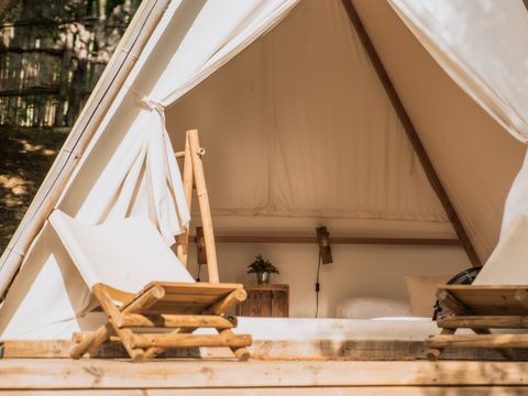 Tente en toile et en bois 4 personnes - SIROA TENT