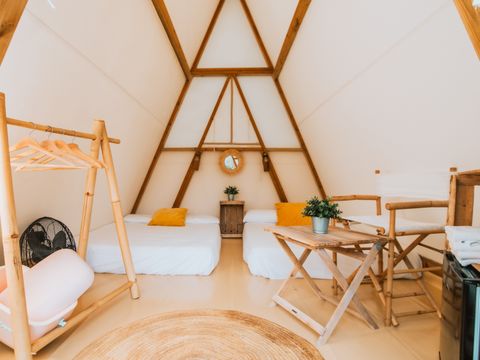 Tente en toile et en bois 4 personnes - BRUMA TENT