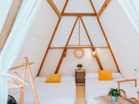 Tente en toile et en bois 4 personnes - BRUMA TENT