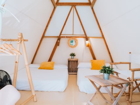 Tente en toile et en bois 4 personnes - BRUMA TENT