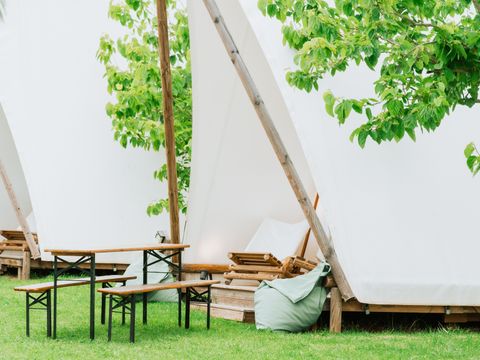 Tente en toile et en bois 4 personnes - BRUMA TENT