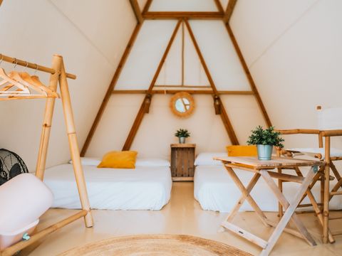 TENTE TOILE ET BOIS 4 personnes - BRUMA TENT