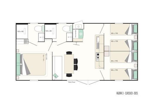 MOBILHOME 6 personnes - Casa Agoda