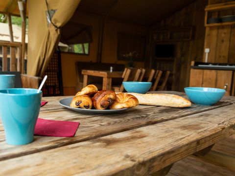 TENTE TOILE ET BOIS 6 personnes - Tente Lodge