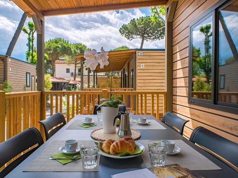 MOBILHOME 4 personnes - Lodge Deluxe Family Pet Allowed