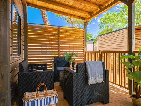 MOBILHOME 4 personnes - Lodge Deluxe Family Pet Allowed