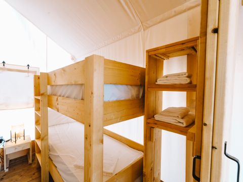 Tente en toile et en bois 5 personnes - SAFARI ARENA 5