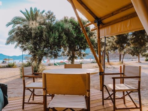 Tente en toile et en bois 5 personnes - ARENA SAFARI 5 VUE MER