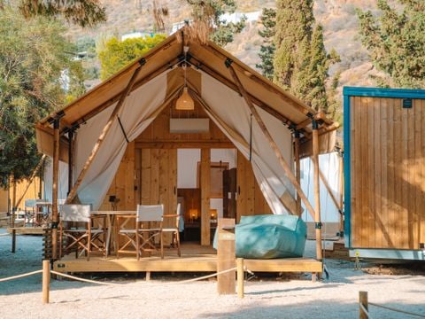 Tente en toile et en bois 5 personnes - ARENA SAFARI 5 VUE MER