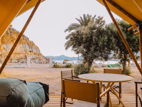 Tente en toile et en bois 5 personnes - ARENA SAFARI 5 VUE MER