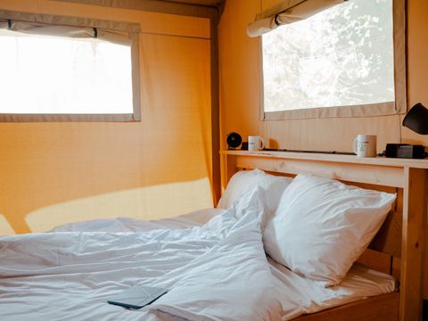 TENTE TOILE ET BOIS 4 personnes - Tente Safari I 4 personnes I Salle de bain privée