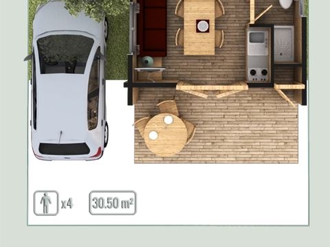 BUNGALOW 4 personnes - Bungalow Confort