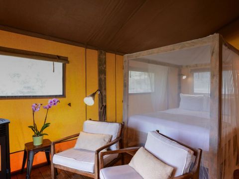 TENTE TOILE ET BOIS 4 personnes - Lodge Family