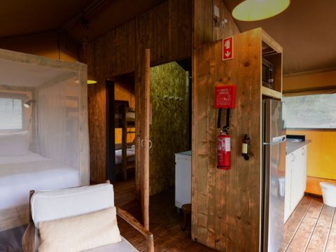 TENTE TOILE ET BOIS 4 personnes - Lodge Family