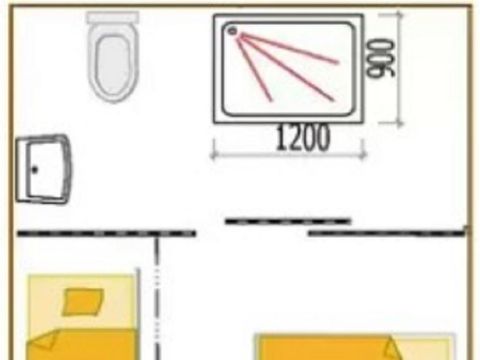 TENTE 3 personnes - Tente Lodge Chêne PMR 1ch 3 pers