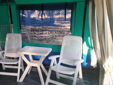 TENTE 4 personnes - Tente Navajo 4 Pièces Sans Sanitaires