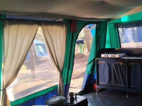 TENTE 4 personnes - Tente Navajo 4 Pièces Sans Sanitaires