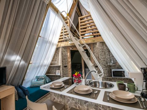 TENTE 4 personnes - Tente lodge à deux chambres (2+2)