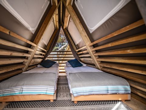 TENTE 4 personnes - Tente lodge à deux chambres (2+2)