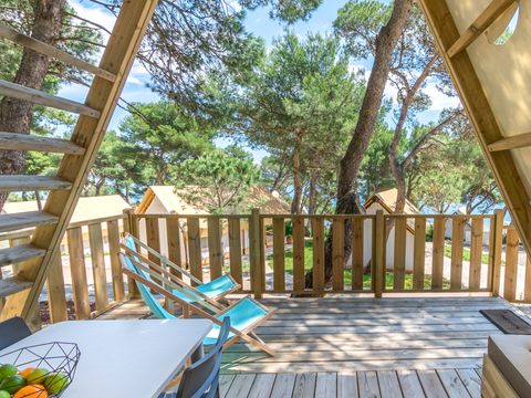 TENTE 4 personnes - Tente lodge à deux chambres (2+2)