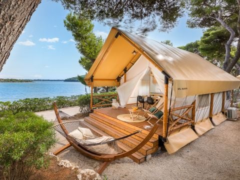 TENTE 4 personnes - Tente safari à deux chambres (2+2)