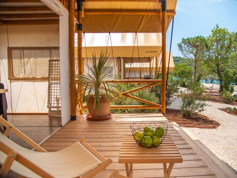 TENTE 4 personnes - Tente loft safari Premium à deux chambres (2+2)