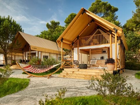 TENTE 4 personnes - Tente loft safari Premium à deux chambres (2+2)