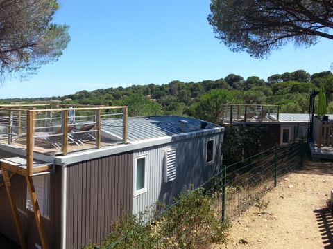 Mobilhome 4 personnes - Ramatuelle - VIP Cap Deseo - 34 m²- Vue Mer et Jacuzzi