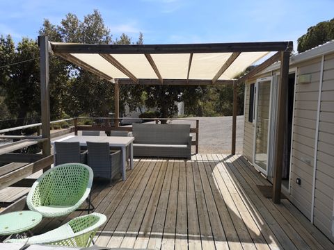 Mobilhome 4 personnes - Esterel - VIP Confort EVO - 29m²- Vue Mer et Jacuzzi