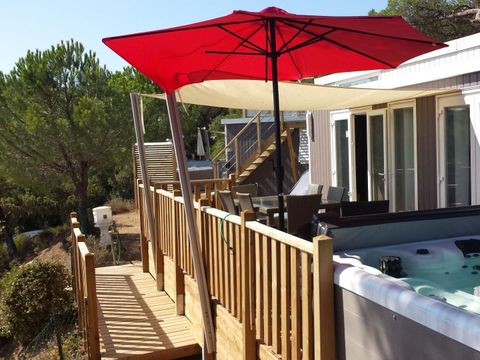 Mobilhome 6 personnes - Ramatuelle - Cap Deseo 34 m² - Vue Mer et Jacuzzi