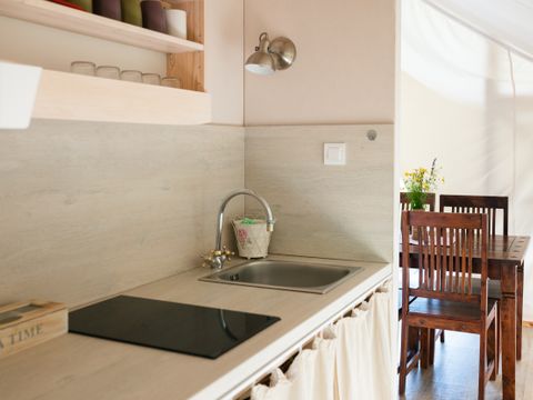 TENTE TOILE ET BOIS 5 personnes - Glamping avec salle de bain, Amber 40 m2