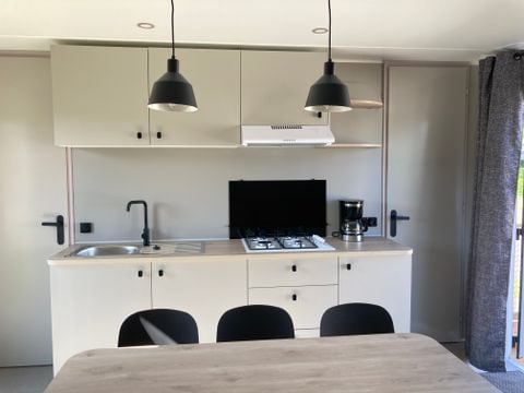 MOBILHOME 6 personnes - Mobil home Confort - 3 chambres - terrasse semi-couverte