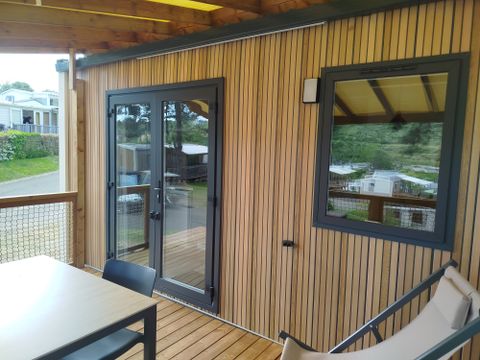 MOBILHOME 2 personnes - Mobil home Premium - 1 chambre - terrasse semi-couverte vue mer