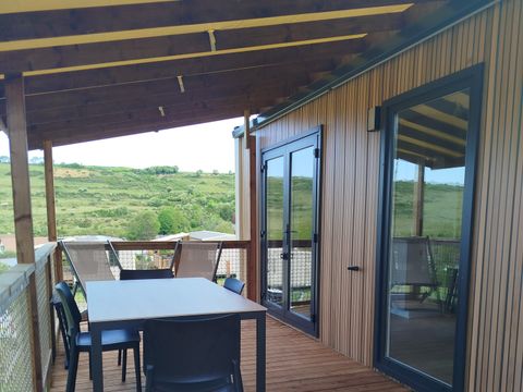 MOBILHOME 4 personnes - Mobil home Premium - 2 chambres - terrasse semi-couverte vue mer
