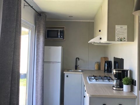MOBILHOME 4 personnes - Mobil home Premium - 2 chambres - terrasse semi-couverte vue mer