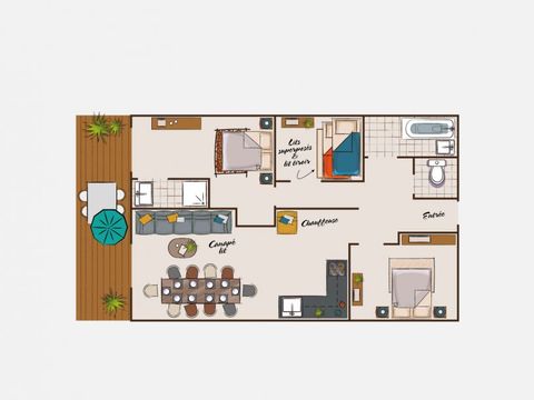 APPARTEMENT 10 personnes - Appartement Maxi tribu