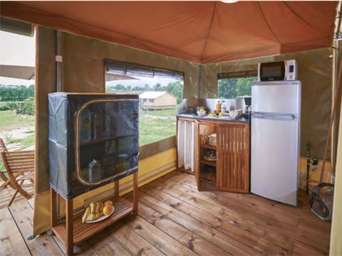 TENTE 4 personnes - Tente équipée - 2 chambres