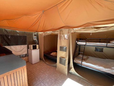 TENTE 5 personnes - Tente équipée - 2 chambres