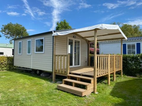 MOBILHOME 2 personnes - 1 chambre - terrasse couverte