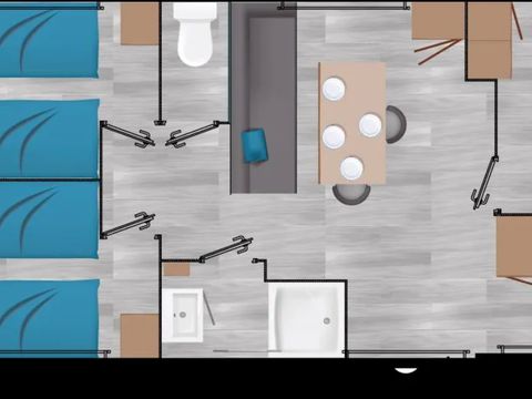 MOBILHOME 6 personnes - Mobil-home 6 places Cosy