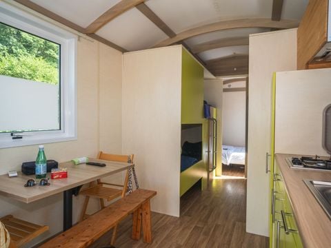 Hébergement 4 personnes - Roulotte cosy 4 places