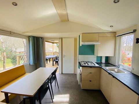 MOBILHOME 4 personnes - Mobil-home Premiun Loggia 32m² 2 chambres - Arrivée le Samedi en Juillet et Août