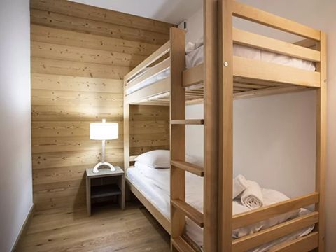 APPARTEMENT 6 personnes - 2 PIECES CABINE 6 PERSONNES VUE MONTAGNE