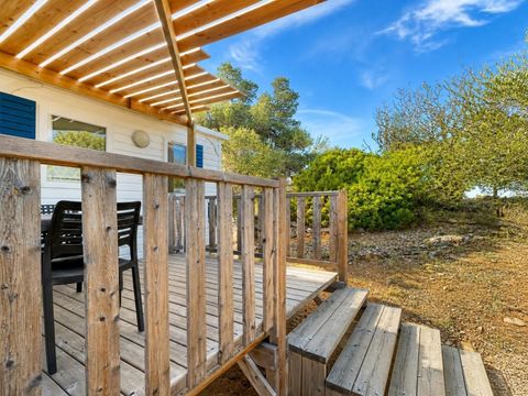 Mobilhome 4 personnes - 4 couchages avec grande terrasse - Avec clim